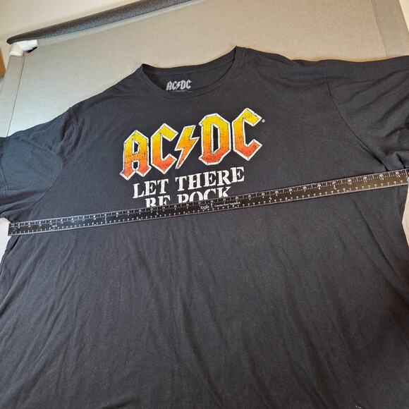 AC/DC Let There Be Rock Band Tee Black 4XB Graphic Shirt - Picture 8 of 9
